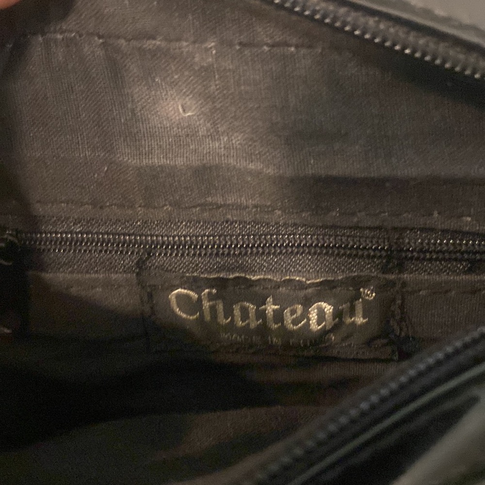 Vintage black shiny purse - Picture 3 of 7